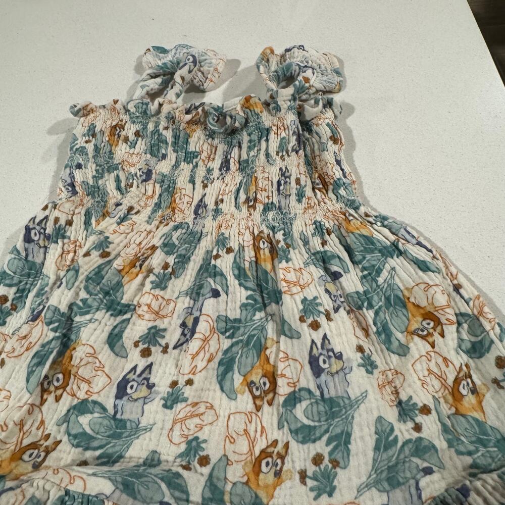 Bluey Toddler Girl 2T Character Dress 100% Cotton - Picture 5 of 5